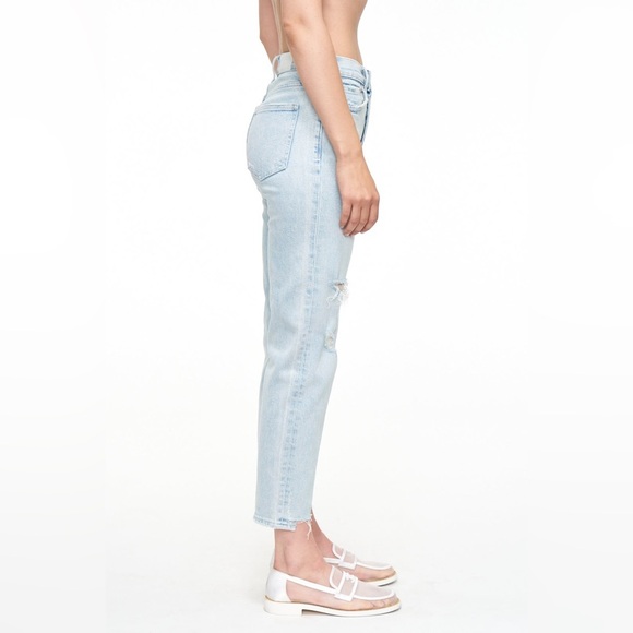 Pistola CHARLIE HIGH RISE CLASSIC STRAIGHT ANKLE - HILO DISTRESSED (J2) - Picture 3 of 9